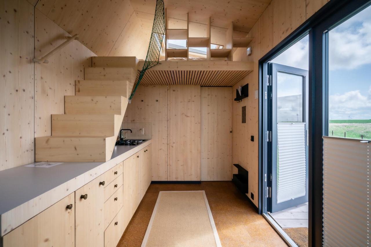 Tiny House Pioneer 18 Zur Meerseite - Green Tiny Village Harlesiel Carolinensiel Exterior foto